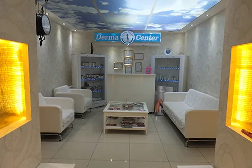 Derma Center karşılama alanı